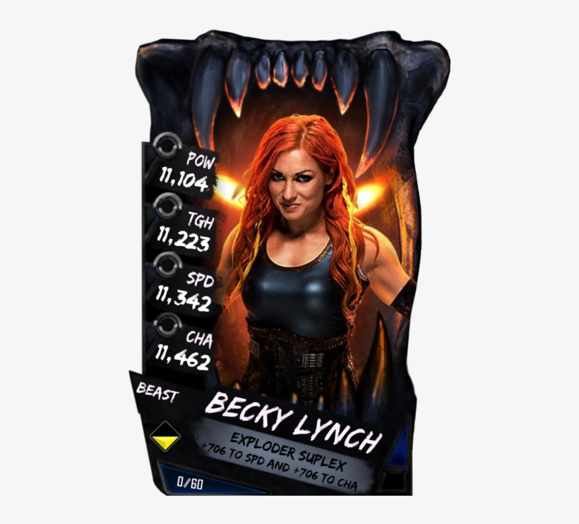 Beckylynch S4 16 Beast - Tommaso Ciampa Wwe Supercard, transparent png #9662874