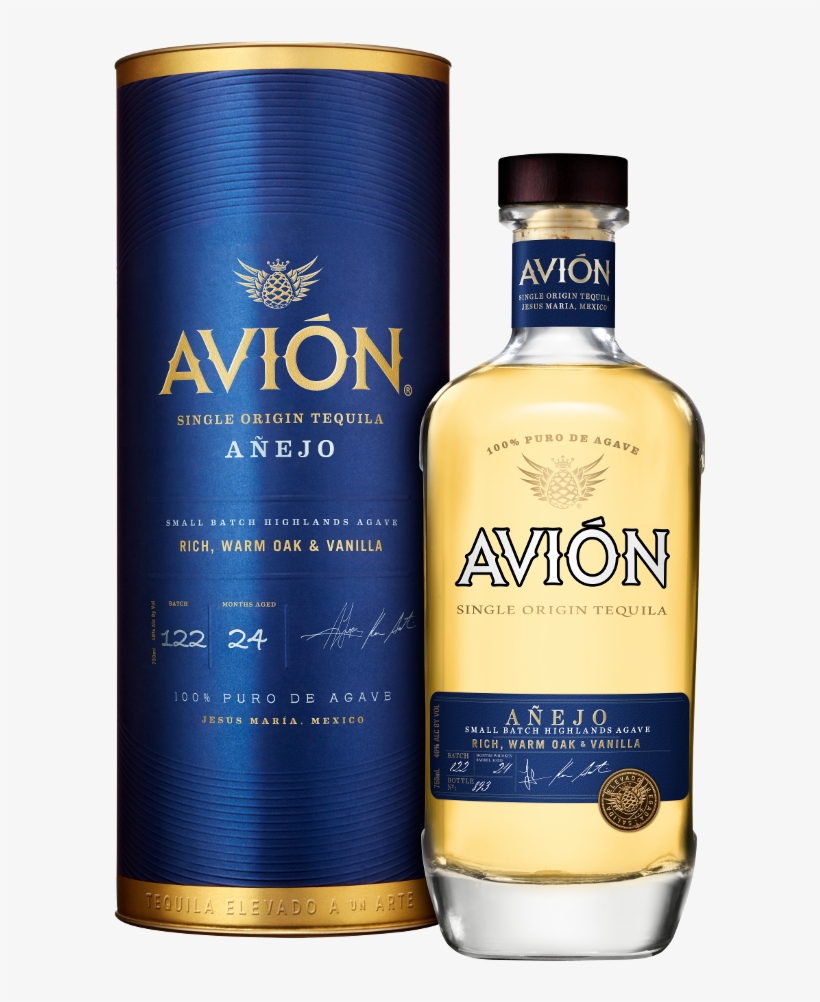 Anejo-bottle - Avion Tequila Silver, transparent png #9662924