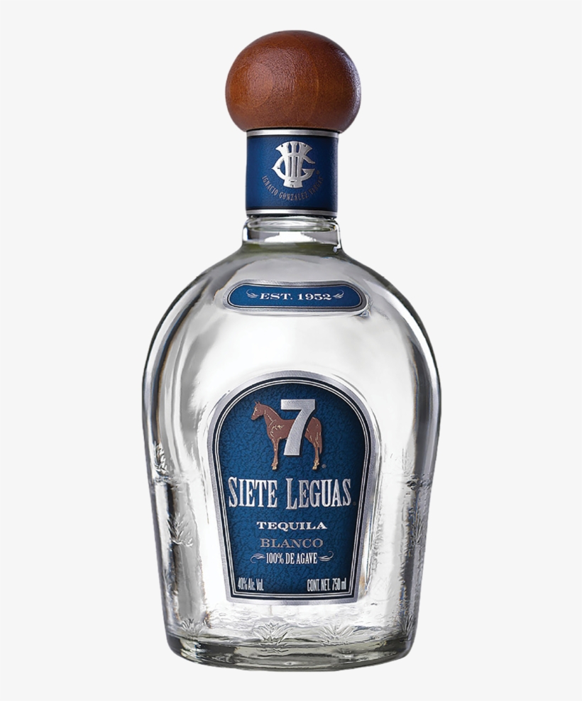 Tequila 7 Leguas Blanco 100% Agave - Casa Tequila Siete Leguas, transparent png #9663129