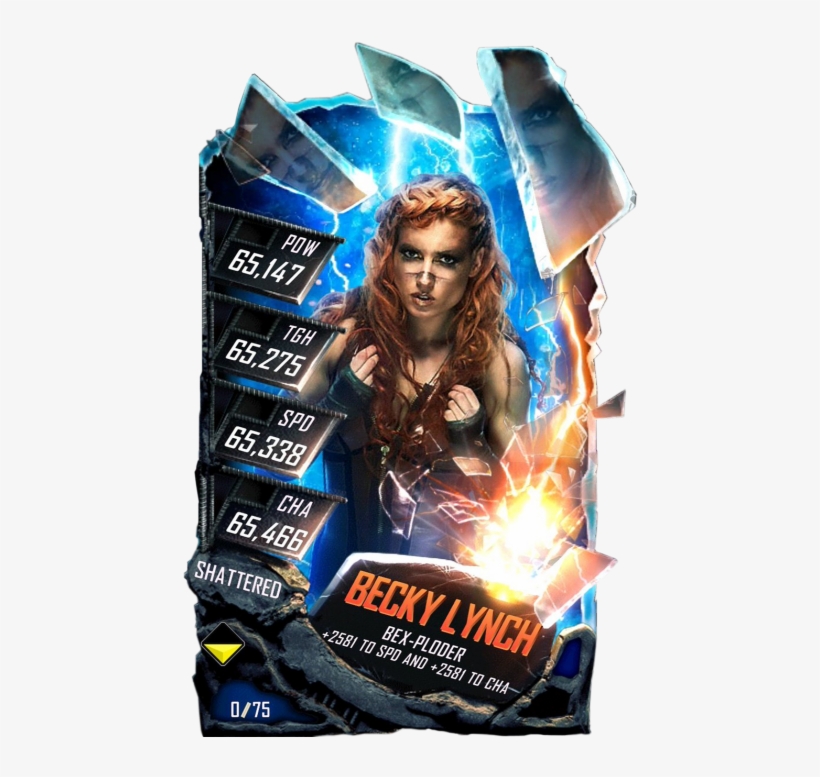 Beckylynch S5 24 Shattered - Wwe Supercard Shattered Alexa Bliss, transparent png #9663175