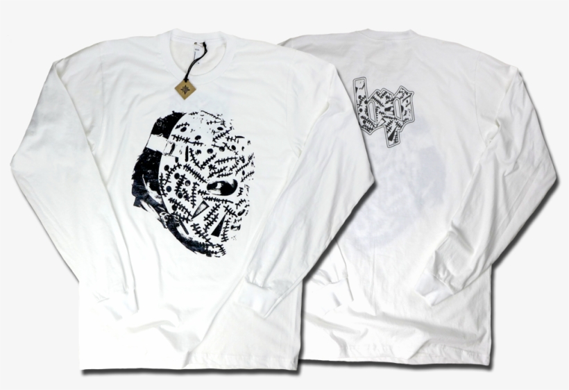 Image Of Gerry Cheevers "leatherface - Long-sleeved T-shirt, transparent png #9663259