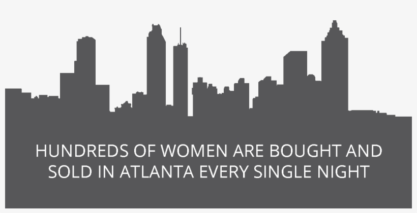 Learn About Princess Night - Atlanta Skyline Silhouette, transparent png #9663387