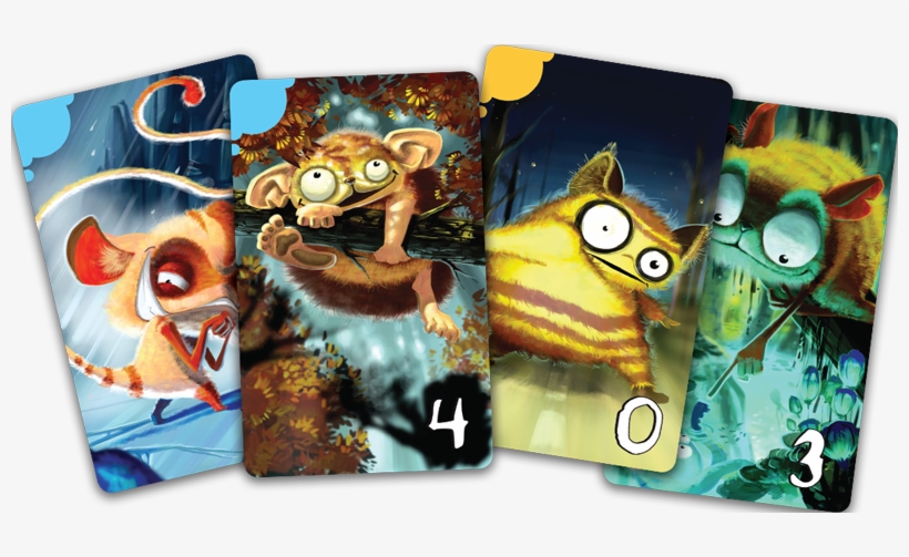 Lurking In Smile's Deck Of Fifty Cards Are Critters - Cartoon, transparent png #9663608