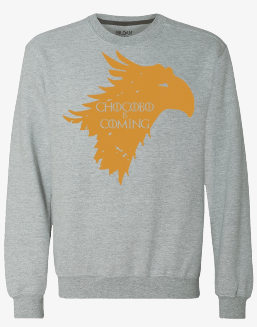 Chocobo Is Coming Premium Crewneck Sweatshirt - Crew Neck, transparent png #9663641