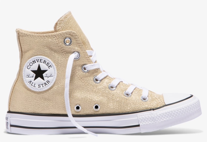 Chuck Taylor All Star Precious Metals High Top Light - Converse, transparent png #9663816