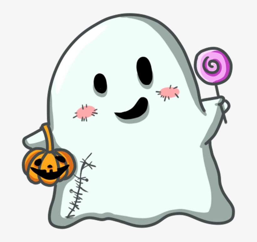 #emoji #ghost #kawaii #freetoedit #귀여운 #可愛い #mimi #ftestickers - 卡通 小 幽靈, transparent png #9664044
