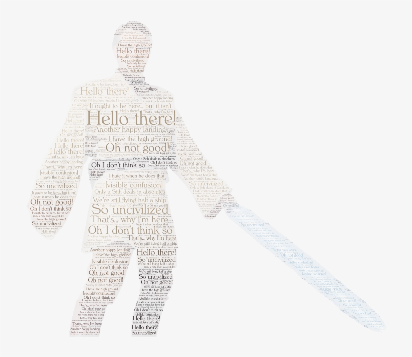 Shitpost" Obi-wan " - Illustration, transparent png #9664610