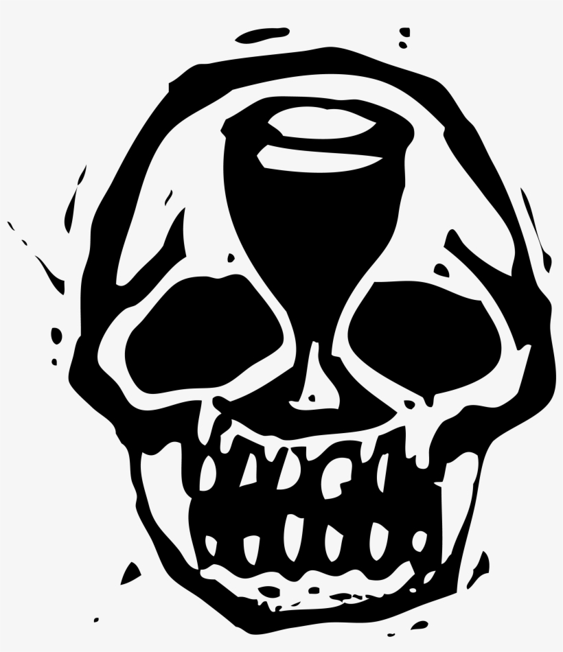 Logo Skull Black - Chronic Cellars, transparent png #9665418