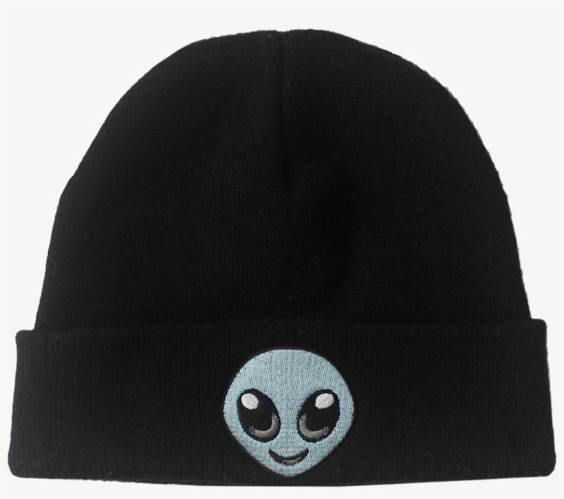 100% Acrylic Black Fold Over Beanie Embroidered Logo - Beanie, transparent png #9665516
