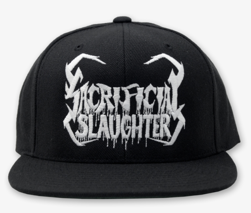 Sacrificial Slaughter "skull Logo" Snapback - Baseball Cap, transparent png #9665595