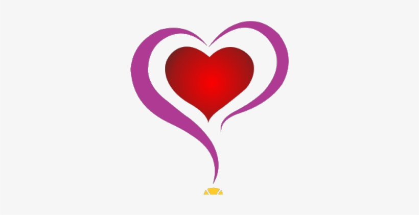 Dark Clipart Purple Heart - Heart, transparent png #9665949