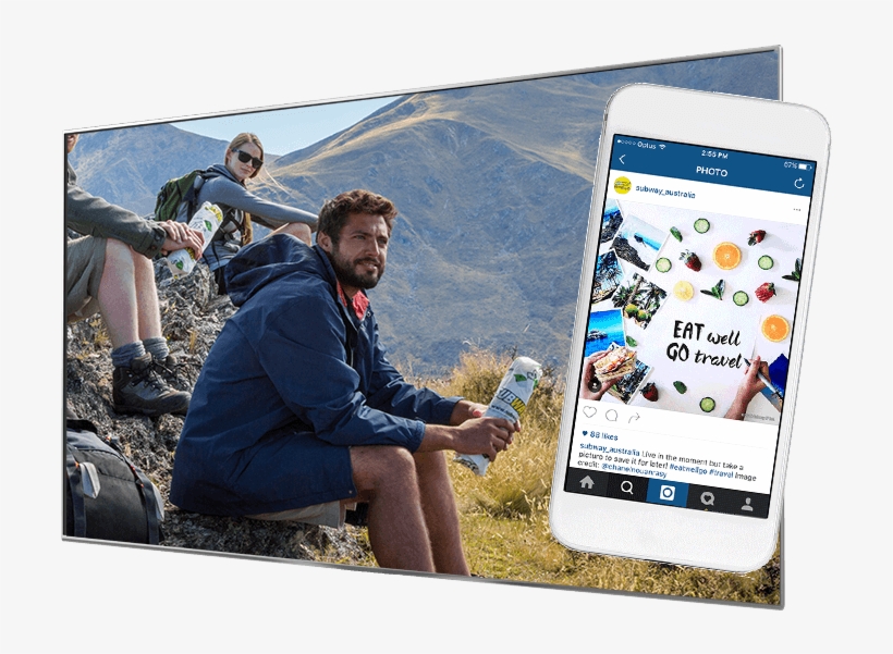 The Eat Well Go Campaign Was A Massive Task Undertaken - Tablet Computer, transparent png #9666105