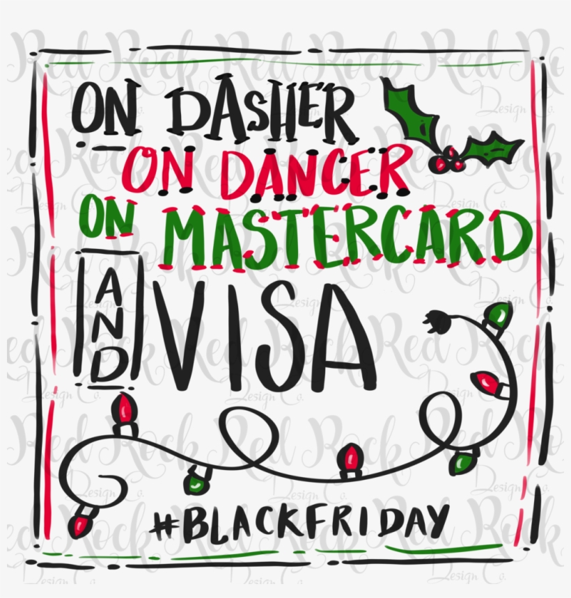 Dasher, Dancer, Mastercard & Visa, transparent png #9667858
