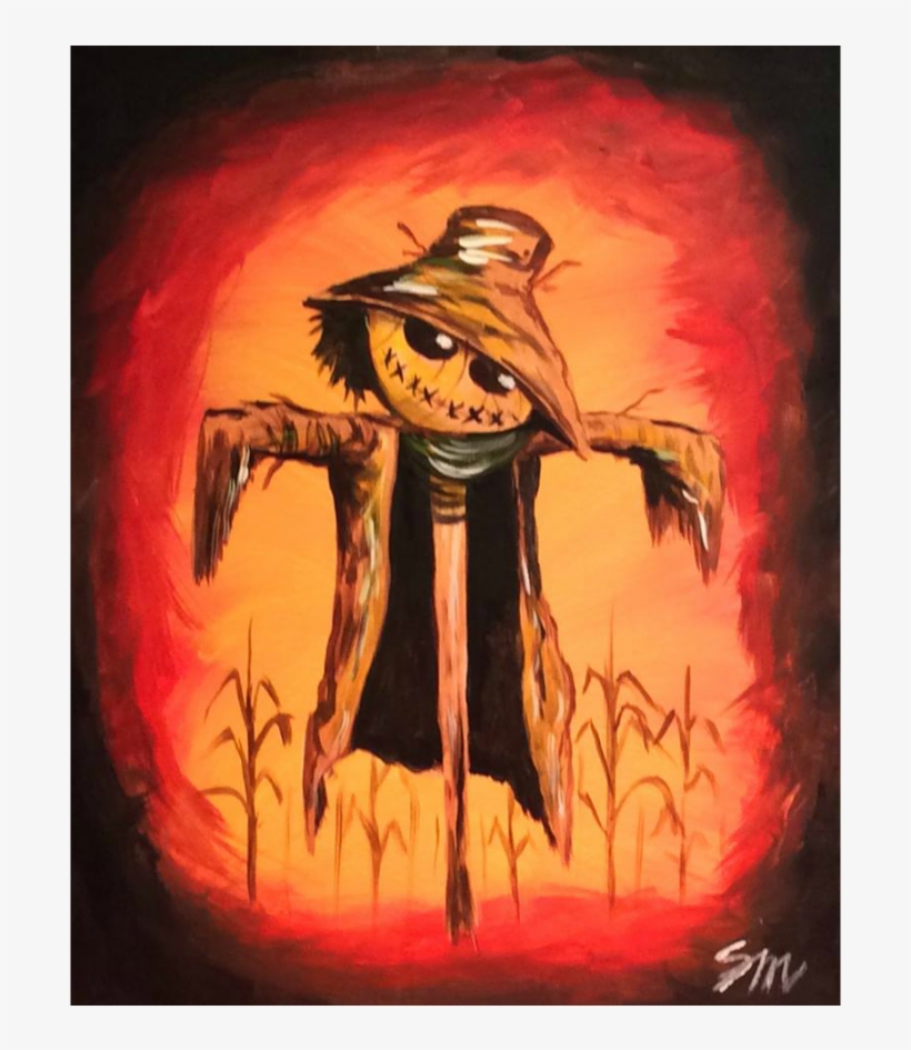 “scarecrow” - Painting, transparent png #9668105