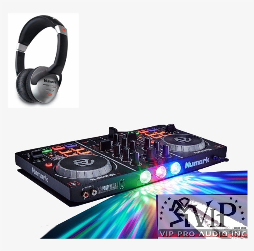 Numark Party Mix Dj Controller W/ Virtual Dj Le Software - Numark Hf 125, transparent png #9668110