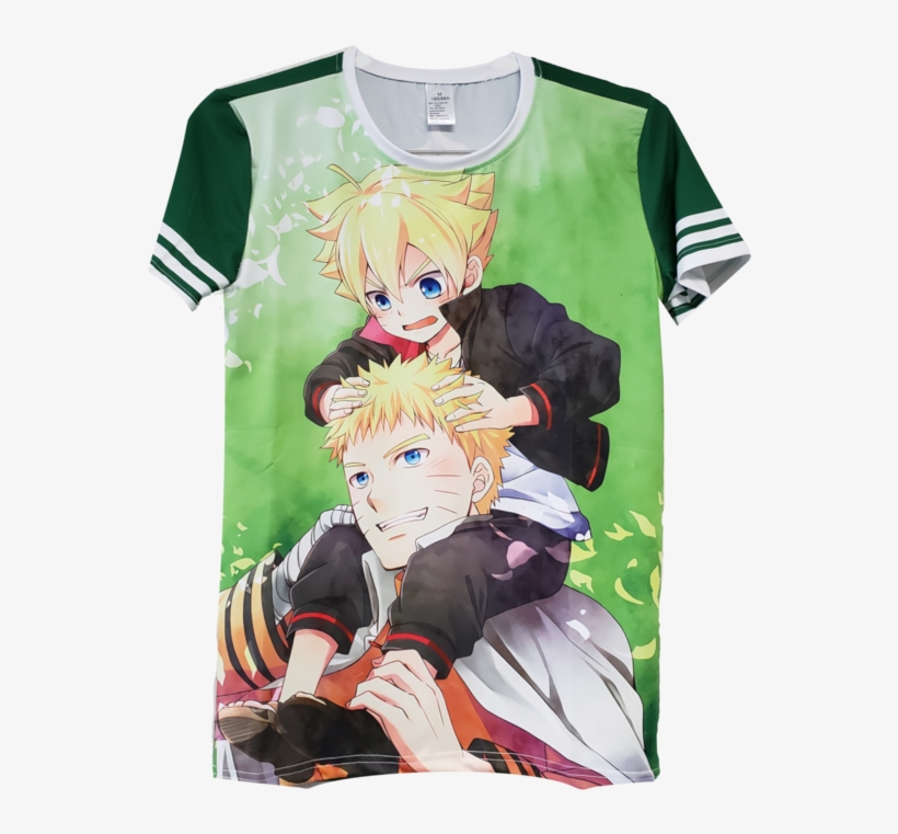 T-shirt Naruto And Boruto - Padre Y Hijo Anime, transparent png #9668203