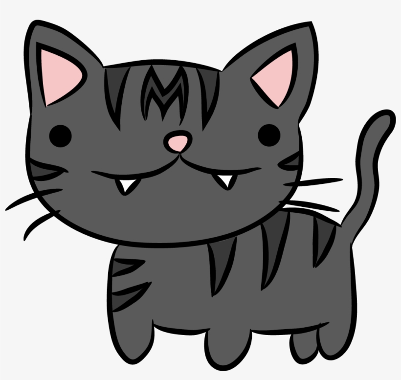 My Cat Is Too Derp - Cat Cartoon Derp, transparent png #9669450