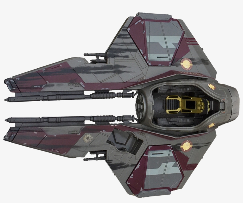 Obi-wan Kenobi Battles Deadly Droid Fighters While - Tank, transparent png #9669925