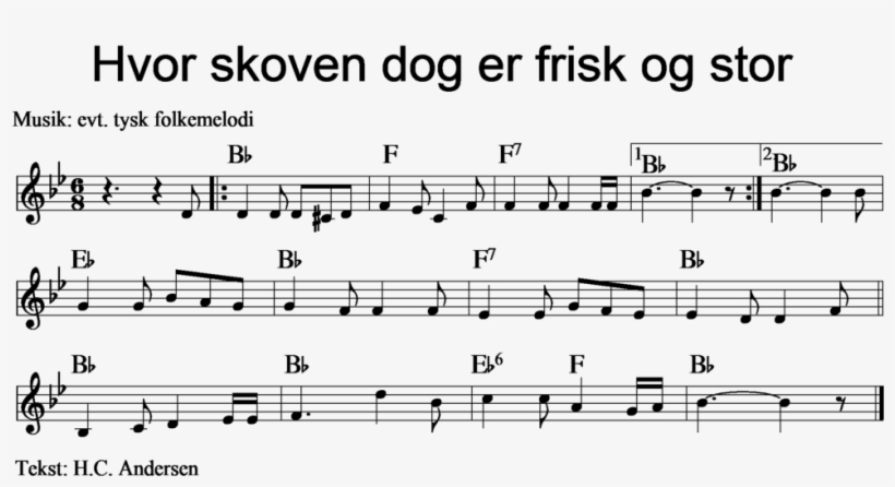 Hvor Skoven Dog Er Frisk Og Stor - Ut Queant Laxis, transparent png #9670052