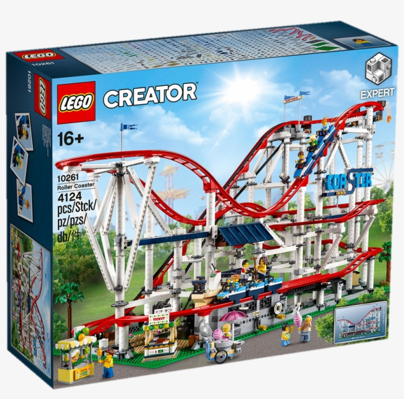 10261 Roller Coaster - Lego Creator Amusement Park Sets, transparent png #9670134