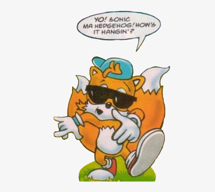 My Edit Tails Transparent - Yo Sonic Ma Hedgehog How's It Hangin, transparent png #9670300