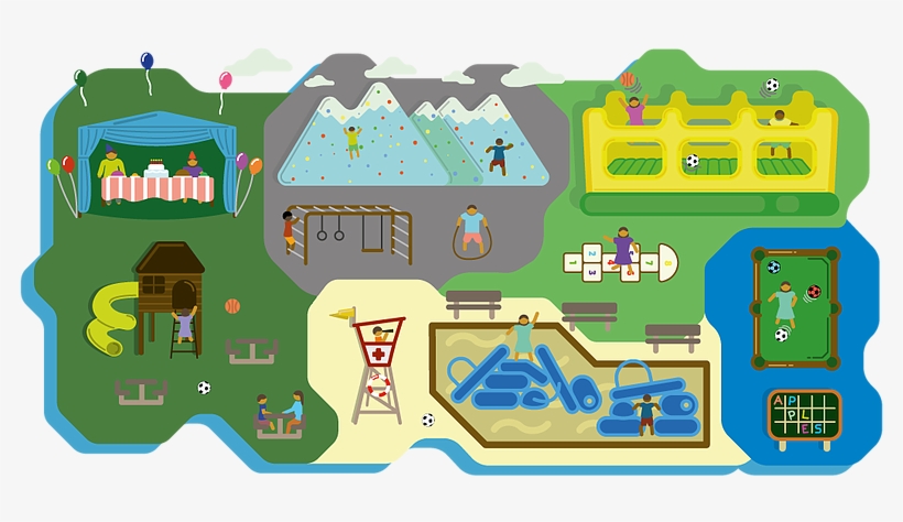 Boston Playground Venue Map - Illustration, transparent png #9670694