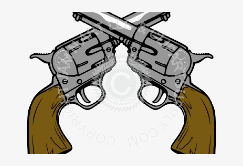 Pistol Clipart Animated - Wild West Gun Clipart, transparent png #9671211