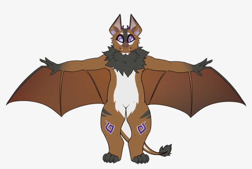 Rinnegan Bat Commissions Open - Bat Spreading Wings, transparent png #9671558