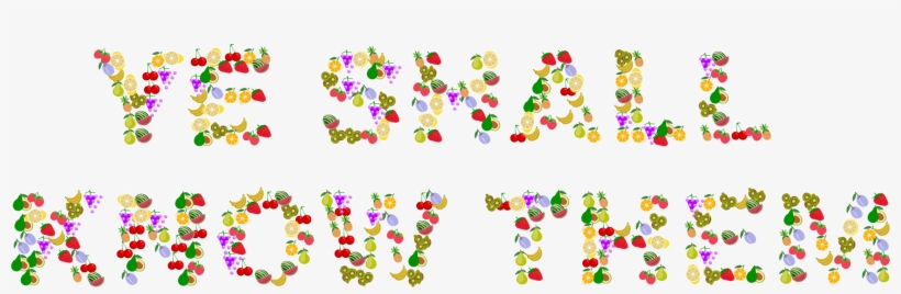 This Free Icons Png Design Of By Their Fruits, transparent png #9671756