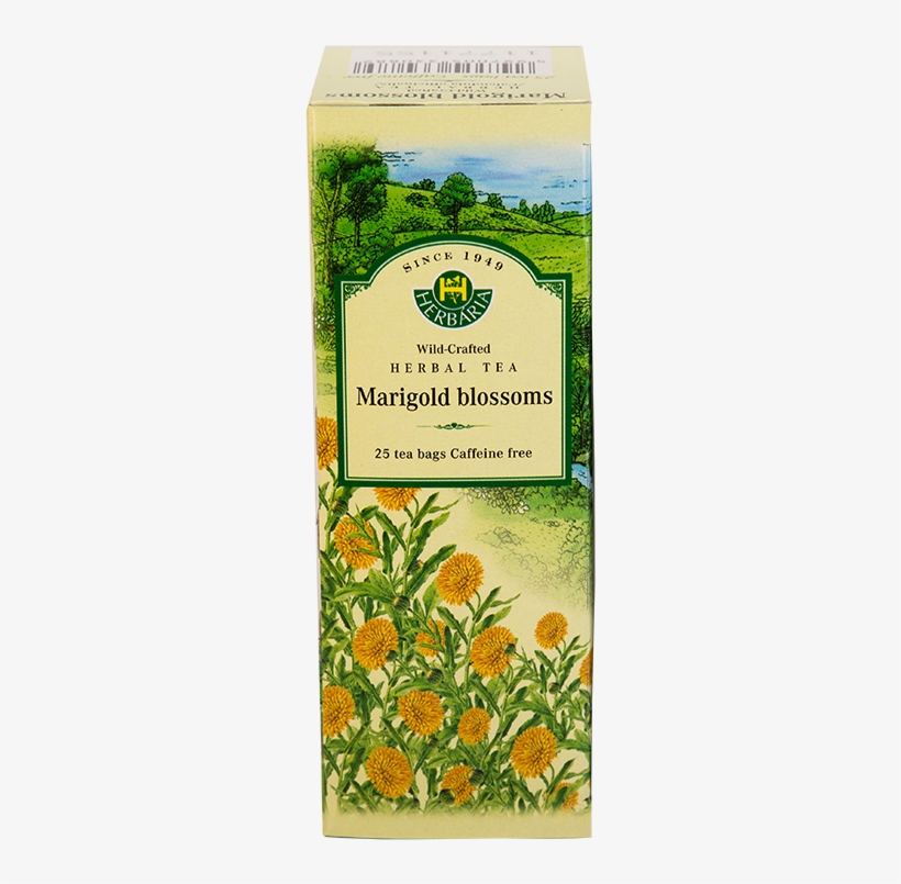 Herbaria Marigold Blossoms 25 Tea Bags, transparent png #9671823