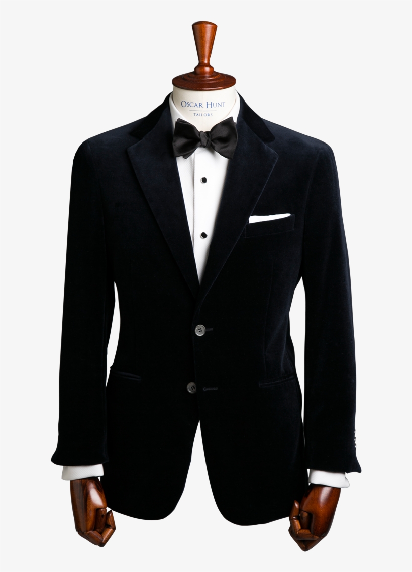 Midnight Navy Velvet Jacket - Tuxedo, transparent png #9672734