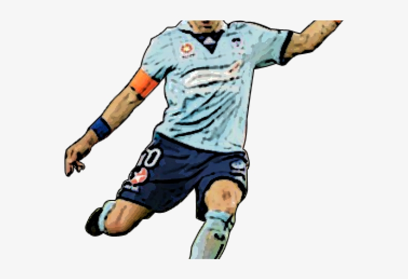 Footballer Clipart British Football - Football Player Free, transparent png #9672864