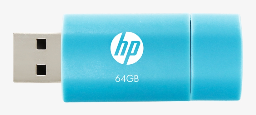 Hp V152w 64gb Pendrive, Kartmy - Hp Pendrive Png, transparent png #9673171