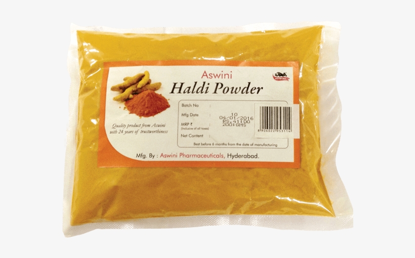 Haldi Powder 200 Gms - Pillow, transparent png #9673809