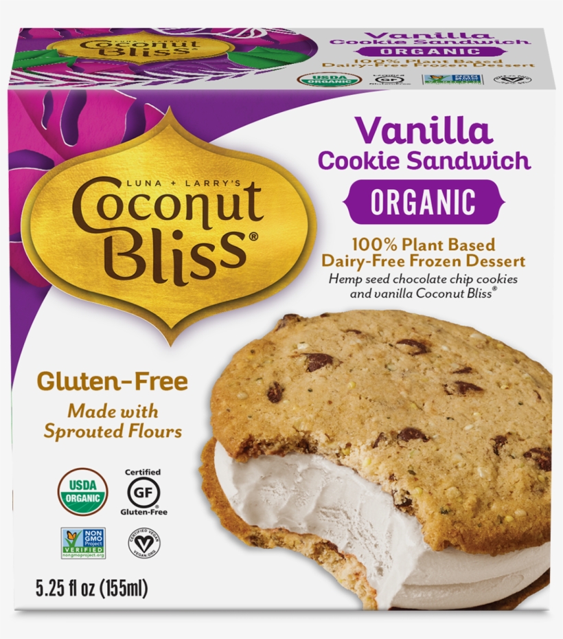 Coconut Bliss Vegan Ice Cream - Sourdough, transparent png #9674715