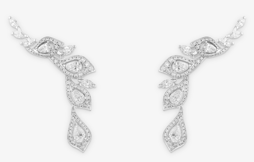 Peacock Earrings - Silver, transparent png #9675074