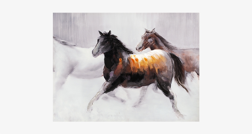 Image For 30x40" Horses Painting From Economax - Stallion, transparent png #9675700