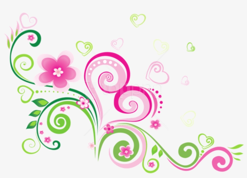 Free Png Download Transparent Pink And Green Decoration - Transparent Png Line Decoration, transparent png #9676370