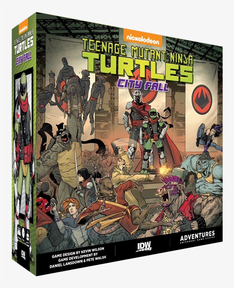 City Fall Core Game - New Tmnt Board Game, transparent png #9677232