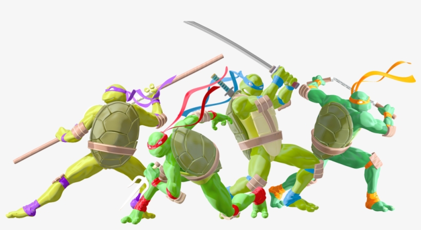 Zbrush Sculpt Artwork About Most Favourited Tmnt - Action Figure, transparent png #9677286