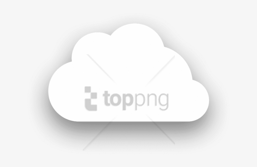 Free Png White Cloud Symbol Png Png Image With Transparent - Illustration, transparent png #9677294
