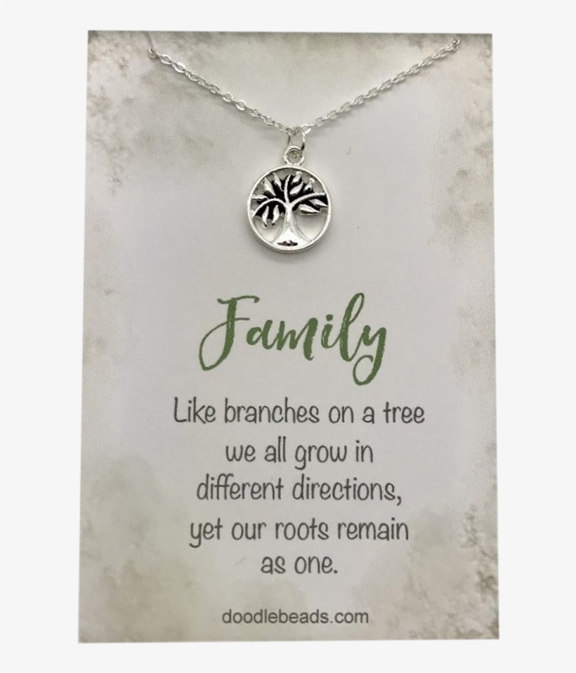 Family Tree Necklace - Locket, transparent png #9677646