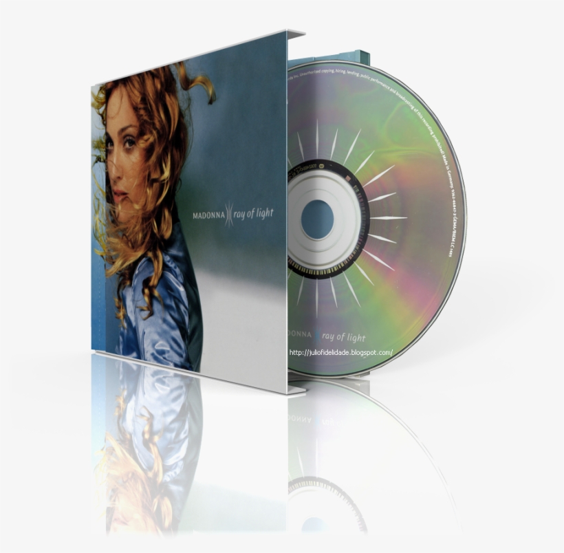 Download Cd - Madonna, Ray Of Light Album, Miami, 1998, transparent png #9677799