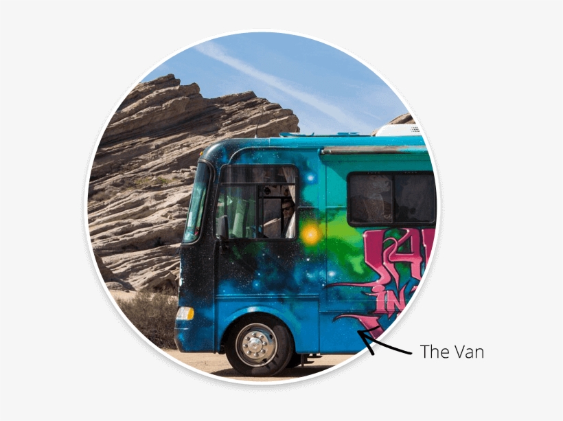 The-van - Vasquez Rocks, transparent png #9678517