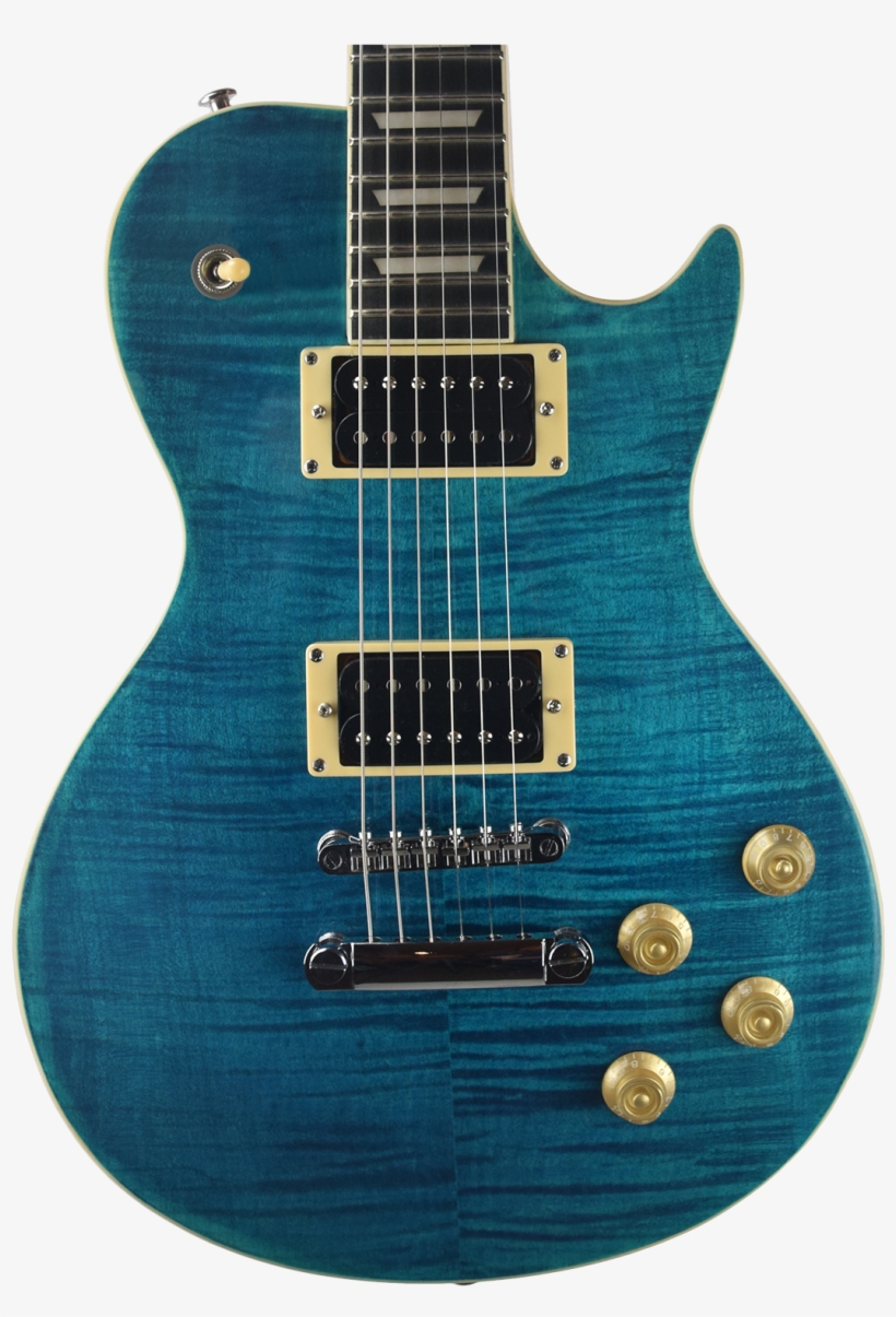 H60s Cali Blue Flame - Epiphone Les Paul Plustop Pro Wine Red, transparent png #9678954