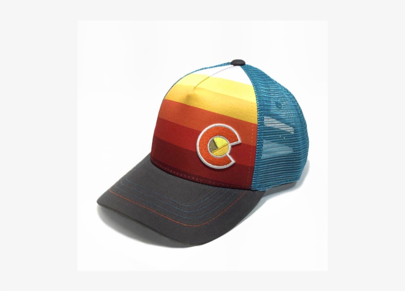 Kids Sunset Fader Trucker Hat - Baseball Cap, transparent png #9679165
