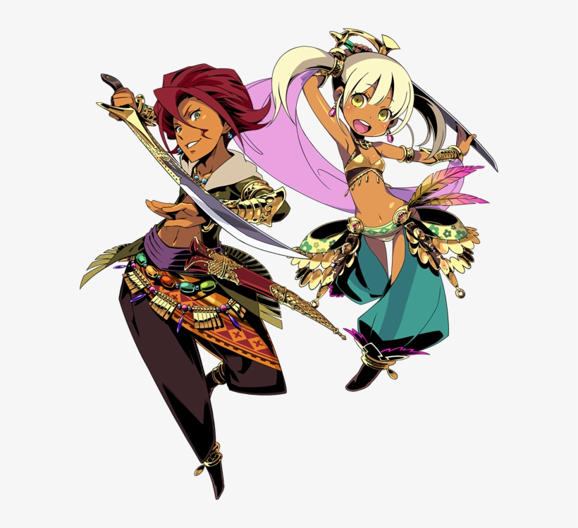 Etrian Mystery Dungeon - Etrian Odyssey Dancer Male, transparent png #9679412