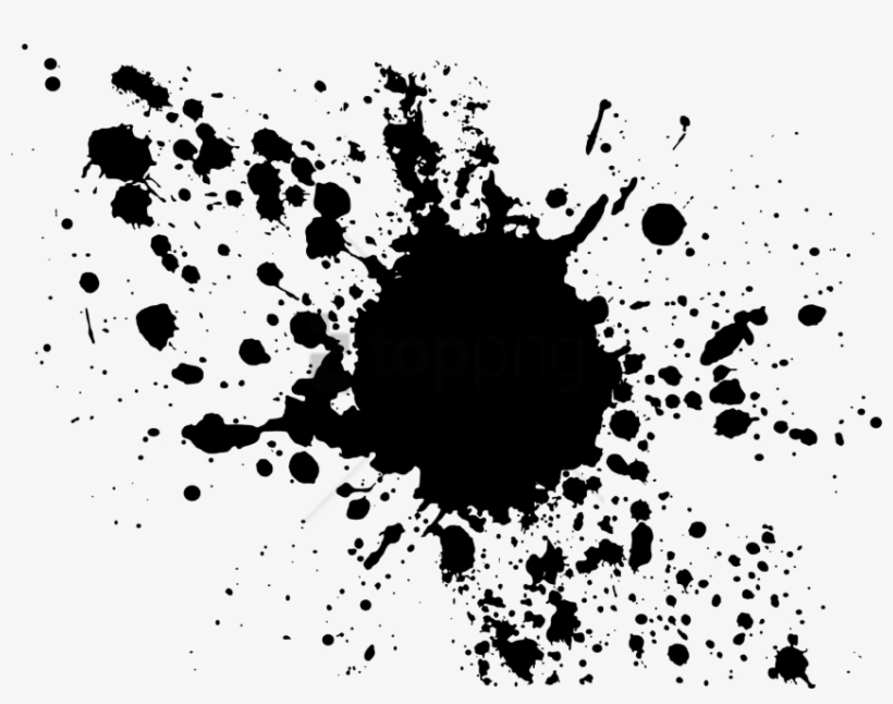 Free Png Download Ink Splash Png Png Images Background - Color Splash Black Png, transparent png #9679414