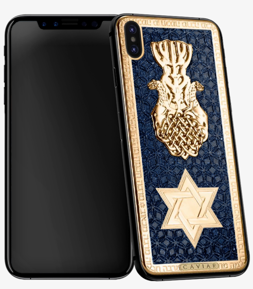 Caviar Iphone X Credo Menorah - Caviar Iphone X Credo Menorah Png, transparent png #9679537