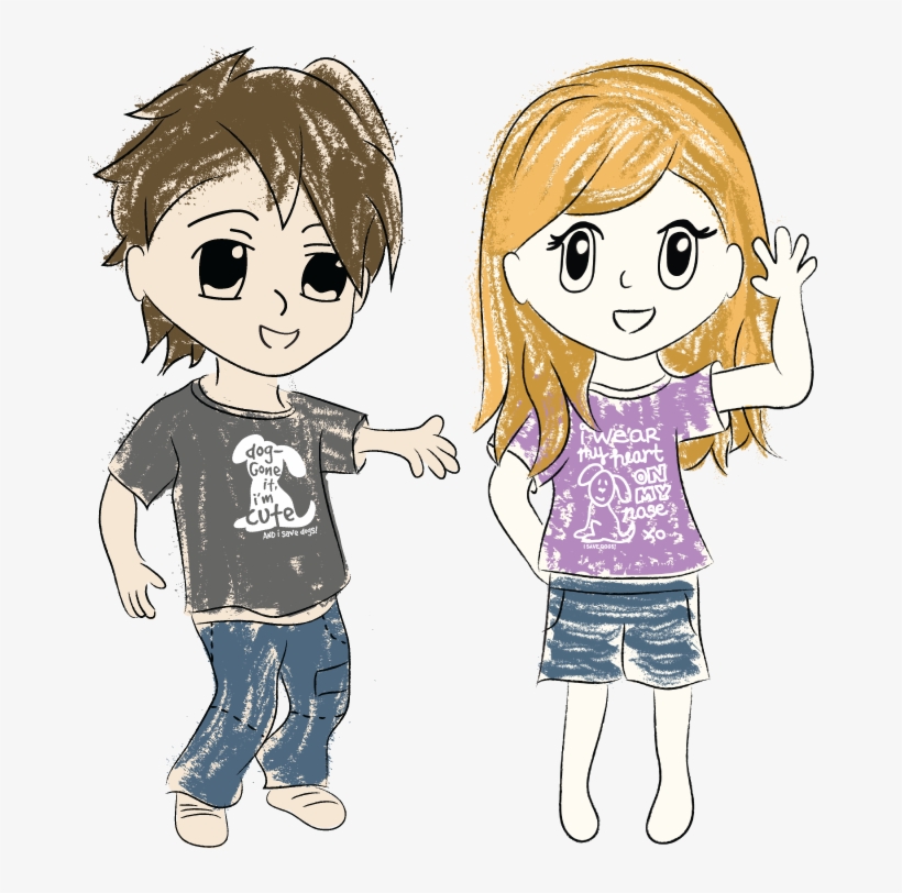 Max & Maddie Learn About Dogs - Cartoon, transparent png #9679693